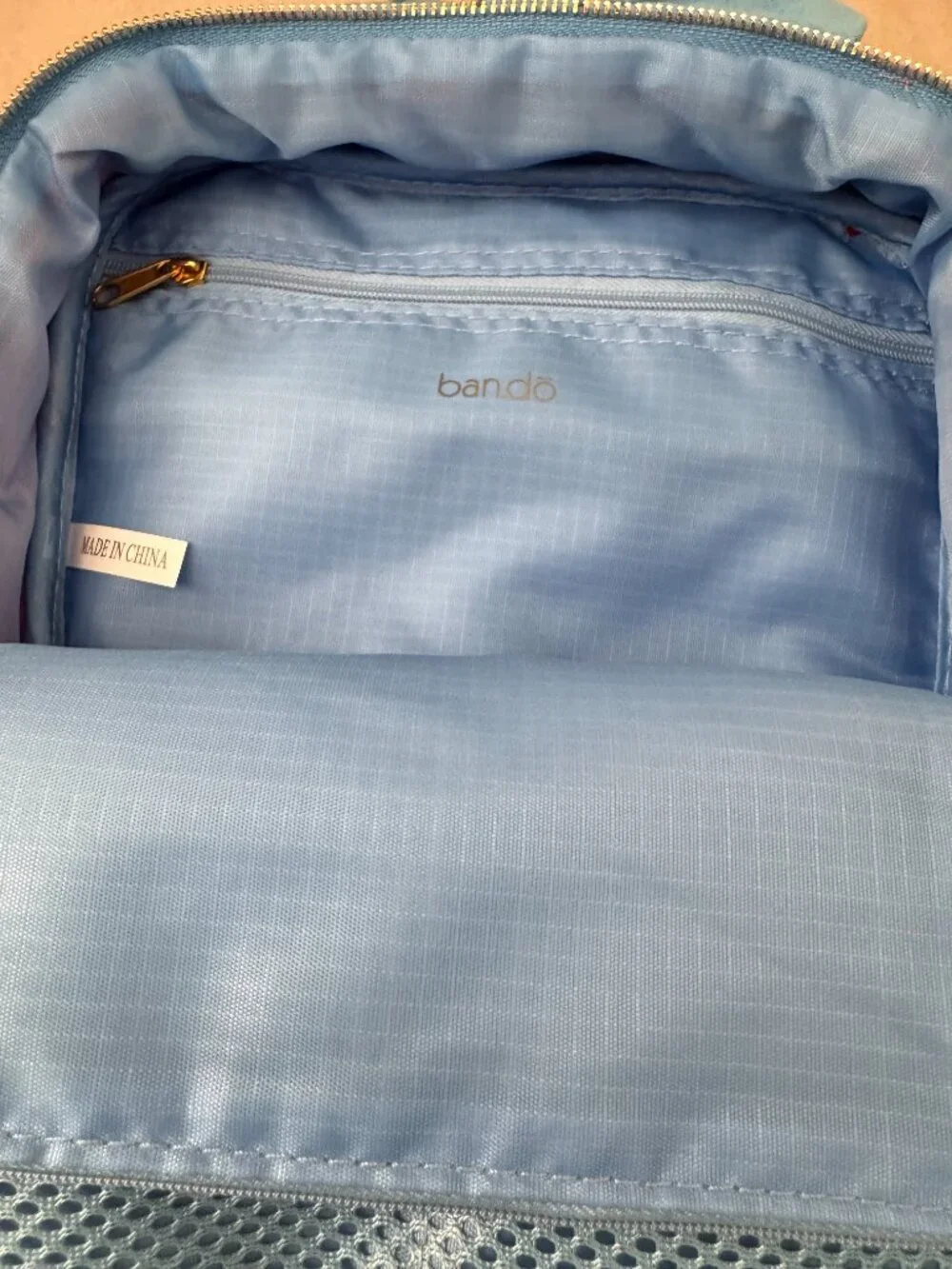 ban.do Quilted Toiletry Bag with Bow Handle